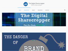 Tablet Screenshot of digitalsharecropper.com